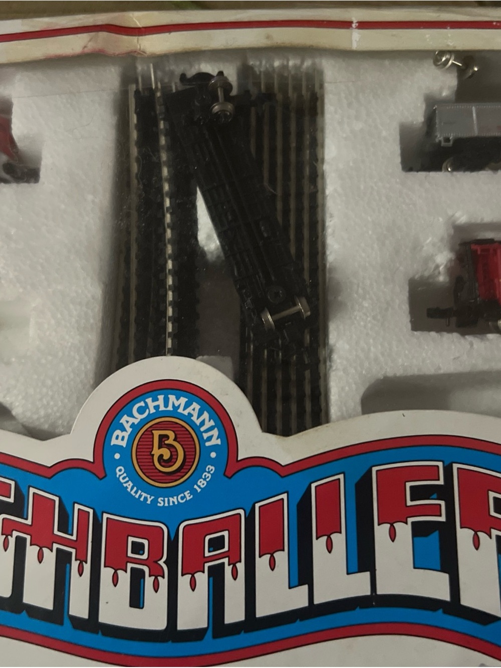 Bachmann Highballer N Scale Train Set Santa Fe Locomotive With Four Cars